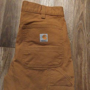 Carhartt RUGGED FLEX RELAXED FIT DUCK DOUBLE FRONT UTILITY Jeans PANTs size 33